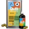 QUBI Kit Olio EVO 100% Italiano QuBi Squeeze 500ml + Latta Ricarica 3L