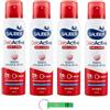 Beni Culinari 4 deodoranti puliti, deodorante spray DeoActive Sport & Stress - particolarmente adatto in caso di sudorazione eccessiva, 150 ml + portachiavi Beni Culinari 0