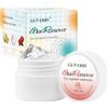GEMERRY 10g Remover Extension Ciglia Crema Ciglia Rimuovi Colla per la Rimozione della Colla Extension Ciglia per Ciglia Ad azione Rapida a Bassa Irritazione Ciglia Finte Crema Remover(Rosa)
