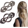 Ymapinc 2 fermagli per capelli francesi da donna, stile vintage, per fermagli spessi, sottili, eleganti, forcine per capelli a scatto