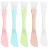 Guduling 5 pennelli per maschere in silicone, riutilizzabili, double face, lavabili, per maschere facciali in argilla, crema, gel e fango
