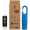 EXTREME NOMAD FACE NOMAD FACE - Stick solare per sport estremi SPF50+ Formula senza acqua [Blue Indigo]