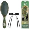 Wet Brush Original Hair Detangler with Bow Accessory, Wicked Elphaba 2.0 | IntelliFlex Bristles Gently Glide Through Knots with Less Pulling, Reduces Breakage, Includes Hair Bow, All Hair Types
