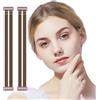 ZQWDIT Nastro per Lifting Viso Invisibile, Nastro per Lifting Viso Invisibile Con Fasce, Nastro Lifting Viso Invisibile con Cordino, Fasce per Lifting Con Clip, 2 Fasce per Lifting Viso Con Clip(Brown)