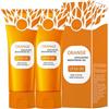 Generic Gel esfoliante arancione enzimi, gel naturale per la pulizia profonda del viso e pulizia dei pori, delicato scrub e scrub per il corpo per la pelle idratante (2 pezzi)