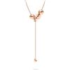 Liebeskind Berlin donna collana LJ-1714-N-42 in acciaio inossidabile in IP Rhodium