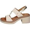 IGI&Co Sandali con tacco da donna bianco e platino con strap 36 EU