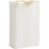 Relota Cesto Portabiancheria Beige 39×53×27 cm, Cesta Portabiancheria Pieghevole con Manico in Legno Grand, Cesta Biancheria in Tessuto per Camera Soggiorno Bagno e Viaggio