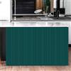 Odot Tende per Mobili da Cucina, Tinta Unita Tenda Corta Autoadesiva per Mobile Sottolavello Cucina - Antipolvere e Privacy - per Decorazione Armadietto (Verde scuro,100x140cm)