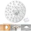 Aigostar Modulo Plafoniera LED - Pannello 18W 1850LM, 3CCT (3000K/4000K/6500K), Base Magnetica, Facile Installazione, Universale per Plafoniere e Lampadari (D155mm)