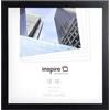 Hampton Frames | Cornice Portafoto OXFORD OXF1212NGX | 30x30 cm, nero, MDF effetto legno | Plexi, profilo 20 mm, montaggio parete | Per foto quadrate