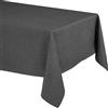 BEAUTEX Elegante tovaglia effetto lino naturale, tovaglia Lina e runner da tavolo, dimensioni e colore a scelta (rettangolare, 110 x 180 cm, grigio ardesia)
