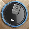 kangten Robot aspirapolvere, robot aspirapolvere automatico con funzione di pulizia bagnato/asciutto, robot aspirapolvere intelligente per pavimenti in legno, marmo, piastrelle in ceramica (nero)