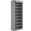 Generico Bdit accessori -Scarpiera Salvaspazio 9 Ripiani 160x60x30 cm - Mobile Porta Scarpe in Tessuto con Copertura Arrotolabile, Struttura in Metallo, Organizzatore per Ingresso Camera Corridoio (griggio)