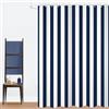 GCIREC Tenda Doccia, 90x180cm, Della Marina e Bianco Minimalismo Moderno Strisce Verticali Impermeabile Tessuto Macchina Lavabile Tenda da Bagno con Ganci