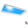 generic Pannello Luminoso For Finta Finestra Con Telecomando, Plafoniera LED Intelligente Cielo Blu Con Effetto Luce Naturale, Attenuazione Continua, Ideale For Ufficio E Studio(Modular ceiling,30x60)