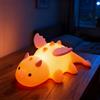 GBKDQQ Axolotl - Lampada da notte per bambini, ricaricabile, touch a LED, dimmerabile, luce notturna per bambini, in silicone, per comodino, idea regalo per bambini