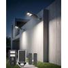 JAYNLT Lampione Solare LED Esterno, 3000K/4000K/6500K Faretto Led da Esterno con Sensore di Movimento, IP67 Impermeabile Faro Solare per Giardino Cortile Garage (2 Pezzi)