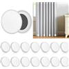 FORETOGO 14 Paia Pesi Magnetici per Tende,Bianco Calamite per Tende da Interno Magnetico Forte Tenda Pesi,Contrappesi Magnetici per Tende per Tende Tovaglie e Tende da Doccia