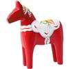 MagiDeal Statua del Cavallo Dala Svedese in Resina, Dipinto a Colori, Decorazione per la, Artigianato, Ornamento del Cavallo Dalacarlian, Rosso