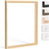 Bildershop-24 Cornice per fughe ombreggiante Hamburg per telaio della barella e tele, naturale (non trattato), 40x40cm