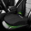 LUOZIQINX Cuscino Auto Guidatore Rialzo a Cuneo, Cuscino del Sedile in Memory Foam, Ergonomico Cuscino Sedile Auto Guidatore per Viaggi in Auto, Lunghi Viaggi,Nero