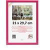 3-B Cornice per foto ULM 21x30 cm - rosa - Portafoto in legno con vetro acrilico