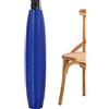 Leewadee Vaso da Terra Grande Alto 85 cm - Vaso Blu Legno di Mango Fatto a Mano da Interno Erbe della Pampa
