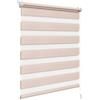 WOLTU Tenda a Rullo per interni Doppio Strato Giorno e Notte, Fissaggio a Morsetto Senza Foratura, Tenda Traslucida Oscurante per Finestra o Porta, 75x150 cm [Larghezza Tessuto: 71 cm], Naturale