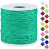 Uiopa Filo Nylon per Braccialetti 0,7mm x 120m Filo Braccialetti Fai da Te Cordone Perline per Collana, Bracciale, Creazione di Gioielli, Macramè, Artigianato