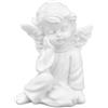 Nicear Ornamento Cherubino Bianco Elevato Al Cielo Figurina Angelo Scultura Resina Cherubini Statua Angelo Bianco Per Decorazione Interna Esterna Casa Giardino Sinistra