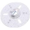 Topiky Ventilatore da Soffitto da 6,3 Pollici Sostituzione Luce LED 24W 3CCT Pannello Magnetico Retrofit, Funzione di Memoria Dimmerabile, 3000K/4000K/6000K, Custodia in Alluminio per Lampadario a