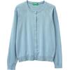 United Colors of Benetton Maglia Coreana M/L 1C19D502P Maglione Cardigan, Blu, XL Donna