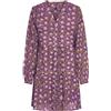 ONLY Onlnova Life Vis L/S Thea Button Dress, Viola Amaranto, L Donna