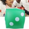 Ghzste Grandi cubetti gonfiabili, 40 cm, enormi cubetti gonfiabili per interni ed esterni, gioco ampio, attività per feste, accessori, gioco di scena (verde)