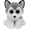Ty - Beanie Babies - Cane Husky Buff Babies Peluche, 15 cm, Pupazzo con occhioni glitter, T42183