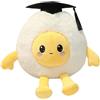 Genérico Giocattolo di peluche di uova di peluche - Carina bambola di di laurea con cappello, giocattolo da collezione in morbido peluche, per casa, ufficio, camera da , asilo e