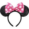 HXPLN Orecchie del topo, fasce per capelli, con paillette, per donne, ragazze, accessori per capelli, mini orecchie per topo, per feste e cosplay, principessa, decorazioni di compleanno