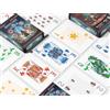 Repoker Mazzo Premium da Poker (Edizione Bianca e Nera) - 65 Carte, 100% Plastica, Impermeabile, da Collezione e Strategia