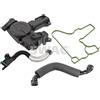 SWAG 33 10 0593: Separatore olio per sistema di ventilazione del carter motore, compatibile con: * VW GOLF VI (5K1) * VW TIGUAN (5N) * VW Passat Variant (3C5) * AUDI A3 Sportback (8PA) * SKODA (modelli compatibili non specificati)