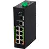 DAHUA Dahua ePoE šakotuvas 100Mbps 8portu+1G uplink + 1SFP, ePoE iki 800m, Hi-PoE
