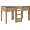 vidaXL Letto a castello per bambini Rovere artigianale 100 x 200 cm Materiale a base di legno