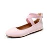 DREAM PAIRS - Scarpe Basse Donna Comode e alla Moda Ballerine Donna con Cinturino Elastico alla Caviglia,Size 36,Rosa,Sole_Stretchy