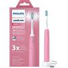 Philips Sonicare 3100 Power Spazzolino da denti elettrico ricaricabile con sensore di pressione, rosa intenso HX3681/06