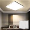 OTREN Plafoniera LED Soffitto Quadrata, 4000K Lampada da Soffitto LED Moderno, Plafoniera Bagno IP44 per Camera da Letto, Cucina, Soggiorno, Balcone, Ufficio, 30CM 2400LM (Pack of 2)