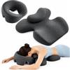 YUCHKEJ Poggiatesta massaggiante per letto,Cuscino di supporto per il torace, Cuscino per Massaggio Viso con Foro, Cuscino per culla viso massaggiante in memory foam,Cuscino viso per lettino da massaggio (B)