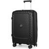 Hauptstadtkoffer Kotti - Valigia rigida di medie dimensioni, TSA, 4 ruote, PP (riciclato), bagaglio da stiva con espansione di volume di 3 cm, 65 cm, 69 L, Nero