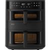 AEG Friggitrice ad aria calda a doppio cestello, 11 l, 2 scomparti per frittura parallela, cuocere grigliate, finestre e illuminazione interna, 8 programmi automatici, lavabile in lavastoviglie