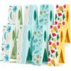VINATO 8 Pezzi Mollette per Bucato Grandi, 11 cm - Pinze per Asciugamani da Spiaggia e Coperta con Molla Resistente, per Vento, Spiaggia, Casa, Campeggio (Motivi Colorati)