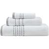 Tommy Bahama - Set di asciugamani, asciugamani da bagno super morbidi di alta qualità, decorazione per la casa tropicale (grigio lato scogliera, confezione da 3)